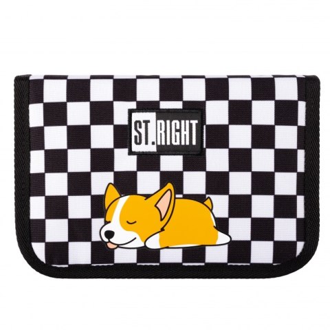 Piórnik 1 zamek 2 klapki Stright Sleepy Corgi ST.MAJEWSKI 664380