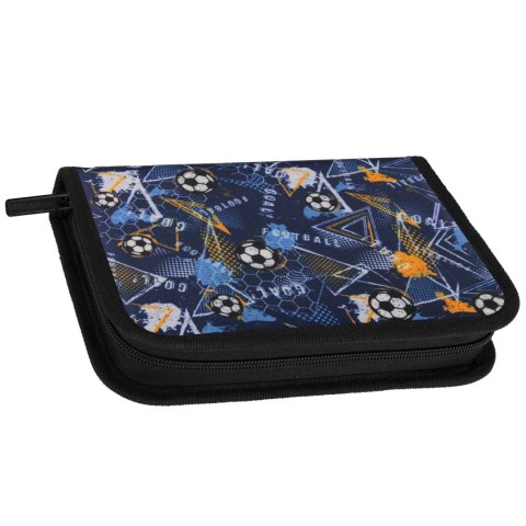Piórnik 1zamek 2klapki z wyposażeniem Foottall Blue STARPAK 551894