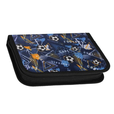 Piórnik 1zamek 2klapki z wyposażeniem Foottall Blue STARPAK 551894