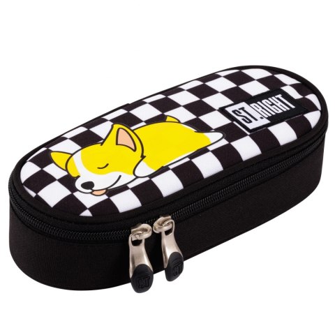 Piórnik saszetka owalna 1 zamek 1 klapka Stright Sleepy Corg ST.MAJEWSKI 664366