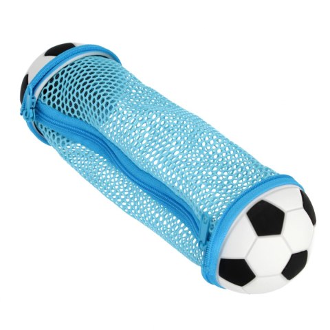 Piórnik silikon 1zamek siatka Football STARPAK 553824