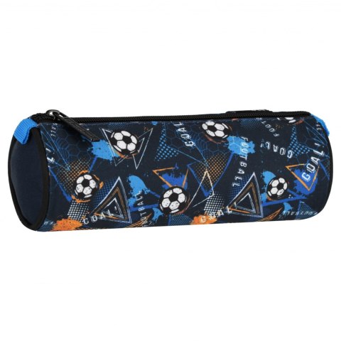 Piórnik tuba 1zamek Football blue STARPAK 550972