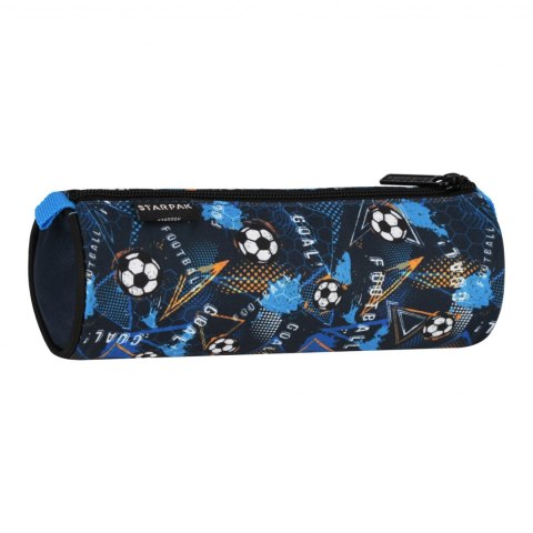 Piórnik tuba 1zamek Football blue STARPAK 550972