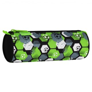 Piórnik tuba 1zamek Football green STARPAK 550961