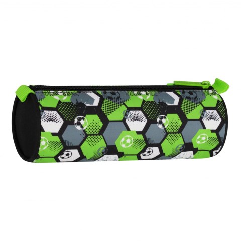 Piórnik tuba 1zamek Football green STARPAK 550961