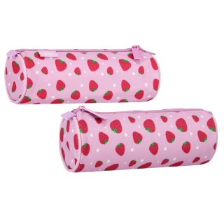 Piórnik tuba 1zamek Fruit Truskawka STARPAK 550955
