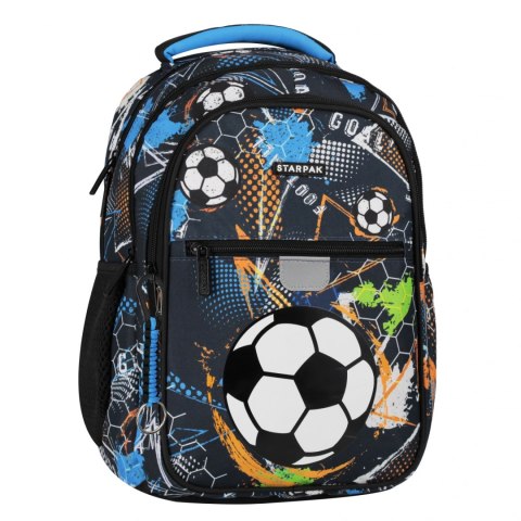 Plecak szkolny Football blue STARPAK 550864