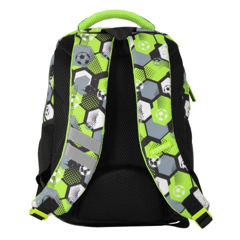 Plecak szkolny Football zielony piłka STARPAK 550863