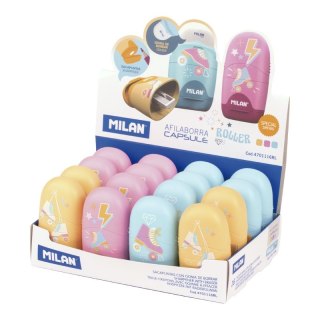 Temperówko - gumka MILAN CAPSULE ROLLER, pud. 16 szt.