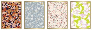 ZESZYT A5/60K KRAT 70G METALC FLORAL INT FOLA 10