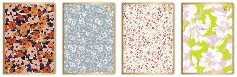 ZESZYT A5/60K KRAT 70G METALC FLORAL INT FOLA 10