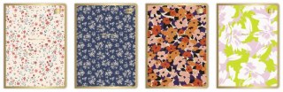 ZESZYT A5/80K KRAT METALC FLORAL INT FOL A 10