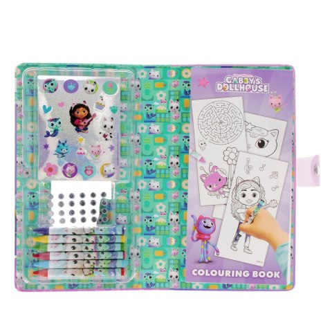 Zestaw kreatywny do kolorowania naklejki, kredki, diamenciki Gabby s Dollhouse STARPAK 552492