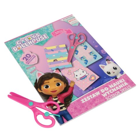 Zestaw kreatywny do nauki wycinania A4 z nożyczkami Gabby s Dollhouse STARPAK 552507