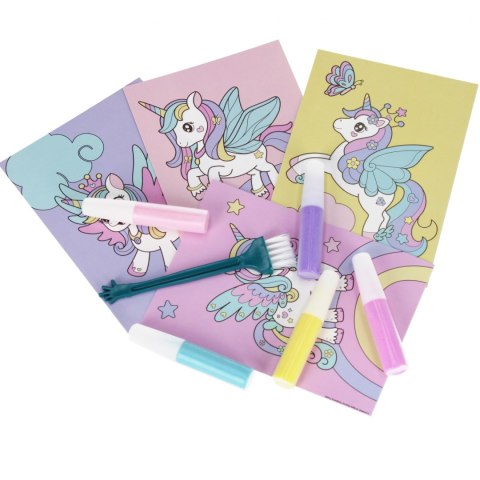 Zestaw kreatywny piaskowe obrazki Unicorn STARPAK 549173