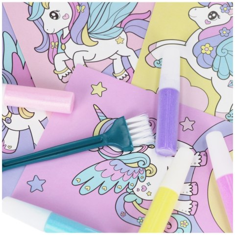 Zestaw kreatywny piaskowe obrazki Unicorn STARPAK 549173
