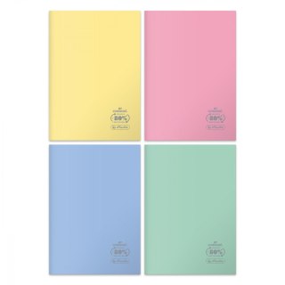 Zeszyt HERLITZ ECO PP Pastel Colors A5 32 Kratka FSC