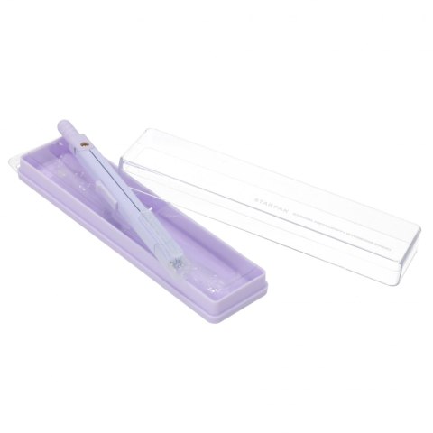 Cyrkiel metalowy zamykany plus rysiki liliowy STARPAK 563024