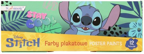 Farby plakatowe 12kol 20ml Stitch ST. MAJEWSKI 686429