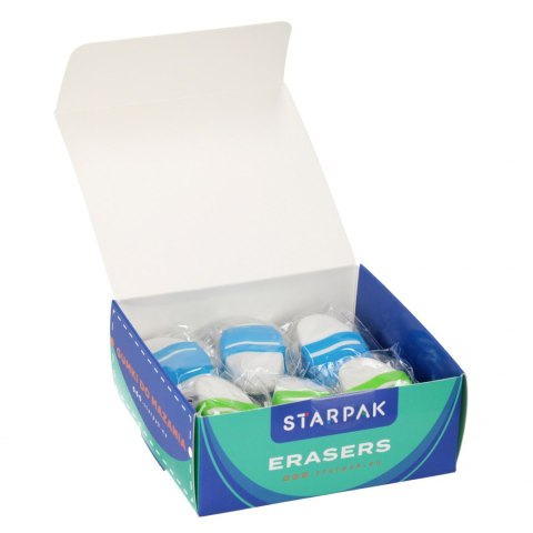 Gumka do mazania oval mix kolorów STARPAK 562589