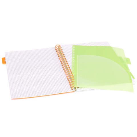 Kołozeszyt A4 100 kartek kratka neon granatowy Pukka PILOT PADS009