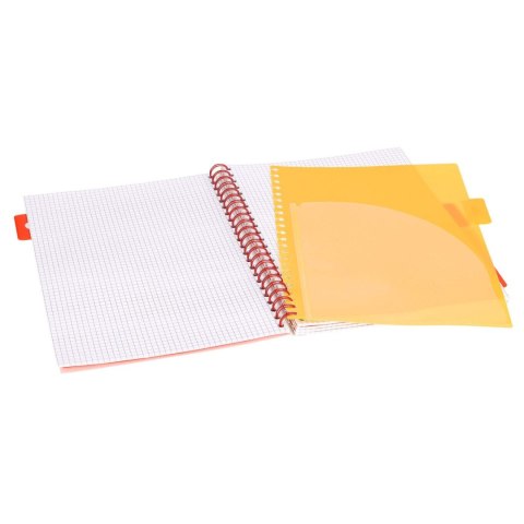 Kołozeszyt A4/100k kratka oprawa PP 80g Pelikan biały STRIGO PADS061