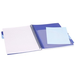 Kołozeszyt A4/100k linia oprawa PP 80g czarny Tygrys STRIGO PADS092