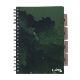 Kołozeszyt B5 100 kartek kratka fusi zielony Pukka PILOT PADS003