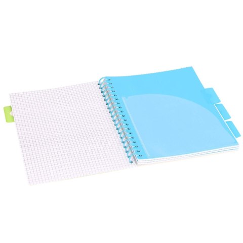 Kołozeszyt B5 100 kartek kratka neon żółty Pukka PILOT PADS014