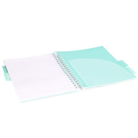 Kołozeszyt B5/100k linia oprawa PP 80g czarny Kot STRIGO PADS095