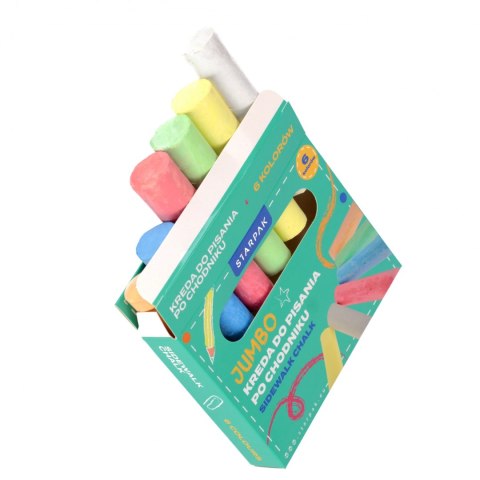 Kreda chodnikowa 6kol Jumbo STARPAK 559665