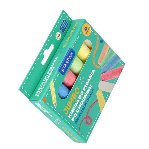 Kreda chodnikowa 6kol Jumbo STARPAK 559665