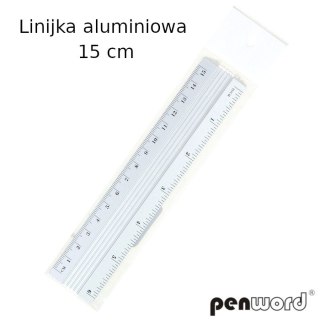 LINIJKA ALUMINIOWA 15cm PENW PBH
