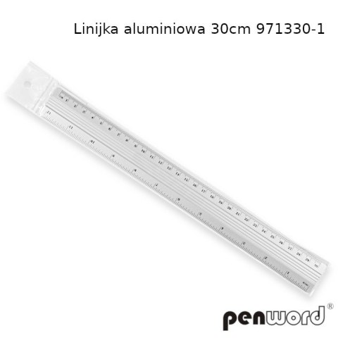 LINIJKA ALUMINIOWA 30cm 971330-1 PENW PBH