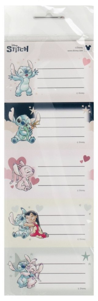 Naklejki na zeszyt Stitch 10szt A 15 BENIAMIN 114043 BEN