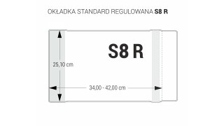 Okładka regulowana bezbarwna S8-251 BIURFOL OZB-59