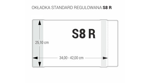 Okładka regulowana bezbarwna S8-251 BIURFOL OZB-59