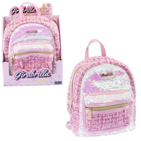 PLECAK TWEEDOWY CEKINY GIRABRILLA 21X25X15 WB6