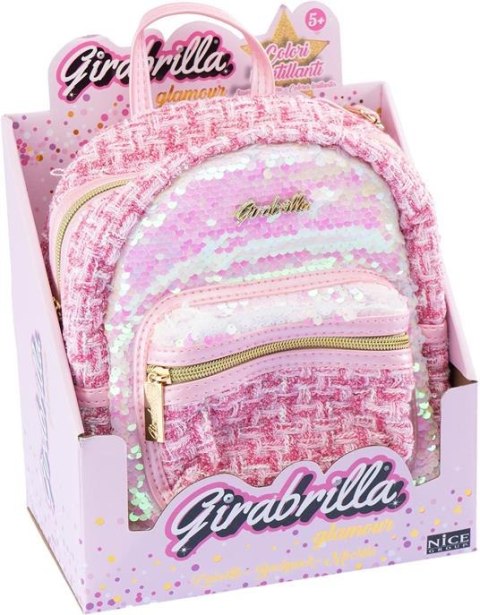 PLECAK TWEEDOWY CEKINY GIRABRILLA 21X25X15 WB6