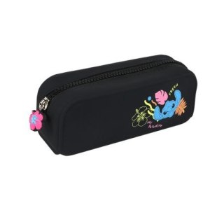 Piórnik silikonowy 1 zamek Stitch czarny CoolPack PATIO 80914 PTR