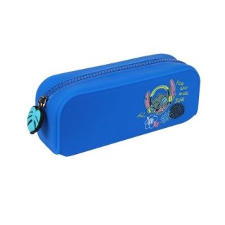 Piórnik silikonowy 1 zamek Stitch niebieski CoolPack PATIO 80921 PTR