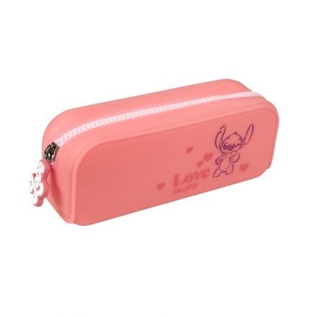 Piórnik silikonowy 1 zamek pastel różowy Stitch CoolPack PATIO 80877 PTR
