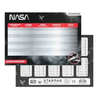 Plan lekcji z tabliczką mnożenia A5 NASA2 STARPAK 560064