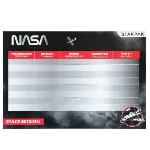 Plan lekcji z tabliczką mnożenia A5 NASA2 STARPAK 560064