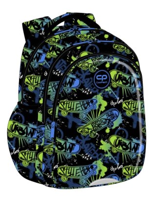 Plecak 28x38x19 cm 1 zamek 4 kieszenie Jerry Skate Night PATIO F029930