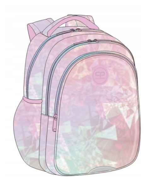 Plecak 28x38x19 cm 1 zamek 4 kieszenie Jerry Tie Dye Coolpack PATIO F029912