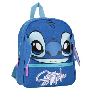 Plecak Stitch granatowy 2zamki 25x30x10 2100005126