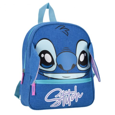 Plecak Stitch granatowy 2zamki 25x30x10 2100005126