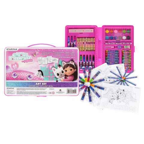 Zestaw artystyczny 68 elementów Gabby s Dollhouse the Movie STARPAK 563074