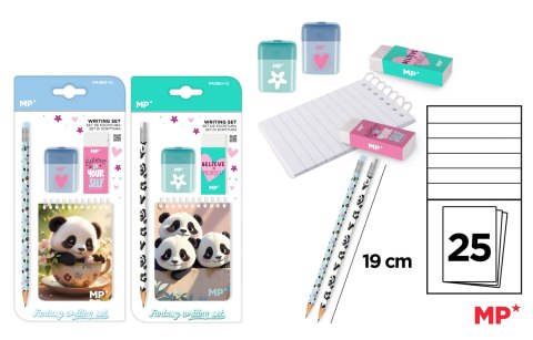 Zestaw do pisania pandy - 4 elementy MP PA980-12